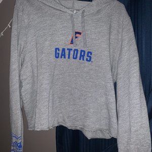 PINK florida gator cropped hoodie